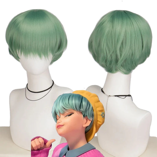 Baby Saja Cosplay Anime Movie Kpop Demon Saja Boys Kore Wig Cosplay Costume Wig Kpop Demon Hunters Synthetic Hair Party Wigs