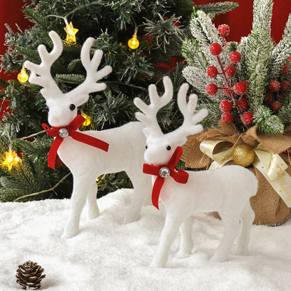 1/2Pcs 16/21/26CM Elk Christmas Supplies Decoration Christmas Tree Ornaments for Home Room Decor New Year 2025 Gifts Accessories