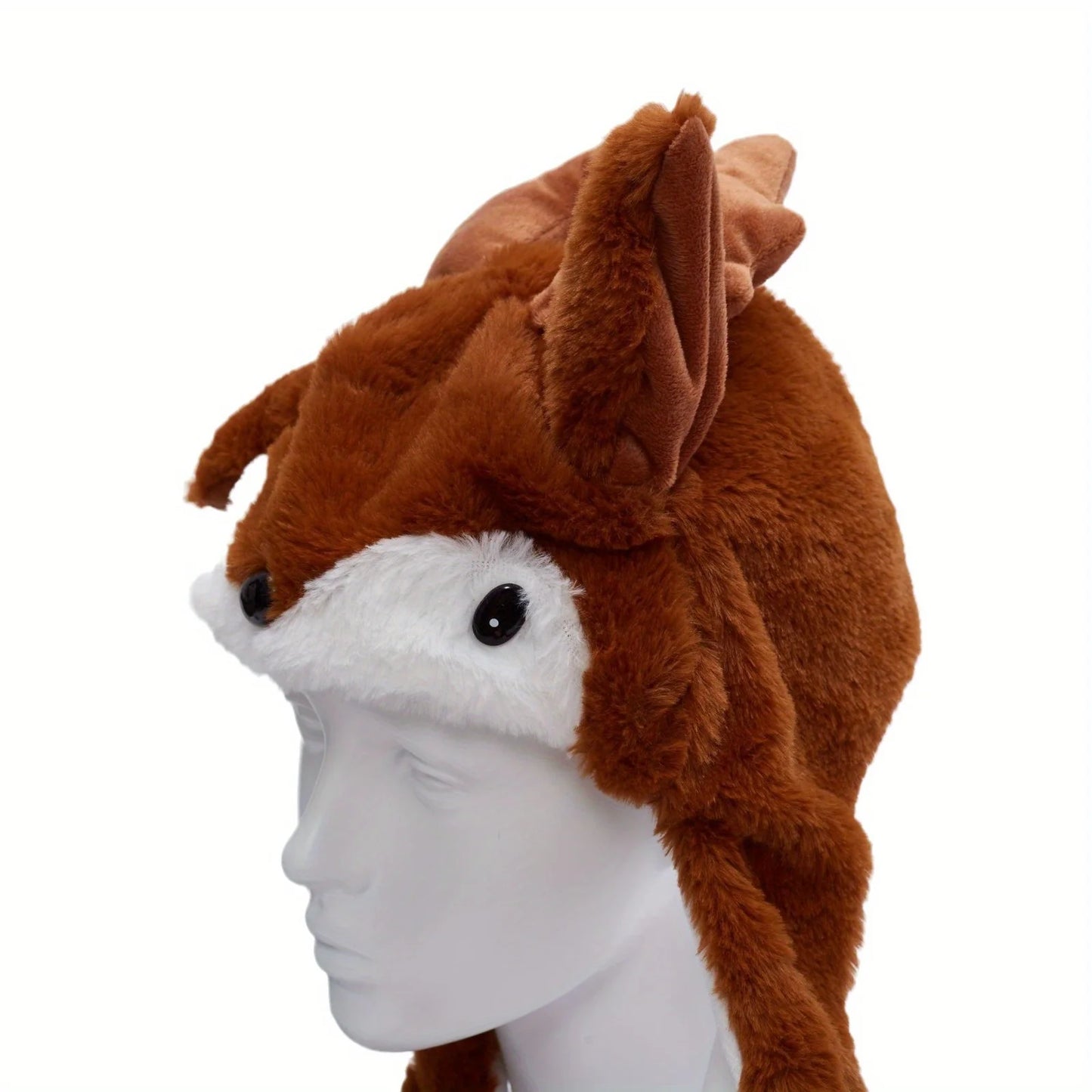 Creative Christmas Santa hat, reindeer pinch airbag, ears move, headband decoration