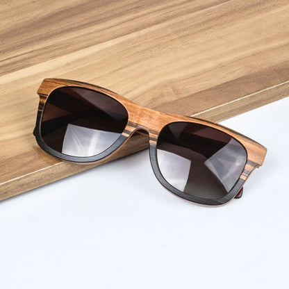 SHINU Wooden Polarized Sunglasses – Handmade UV400 Eyewear for Men & Women