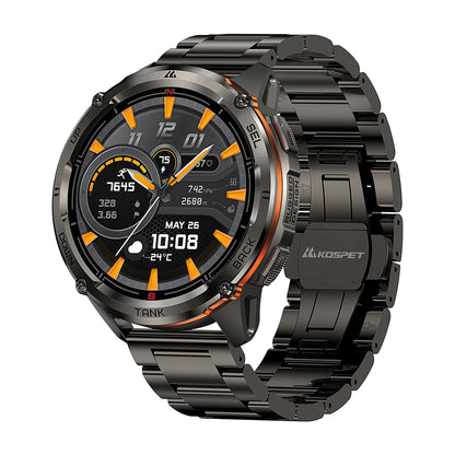 KOSPET TANK T3 Ultra 2 GPS Smart Watch For Men Smartwatch Compass Altimeter Barometric 5ATM IP69K Waterproof AMOLED Mens Watches