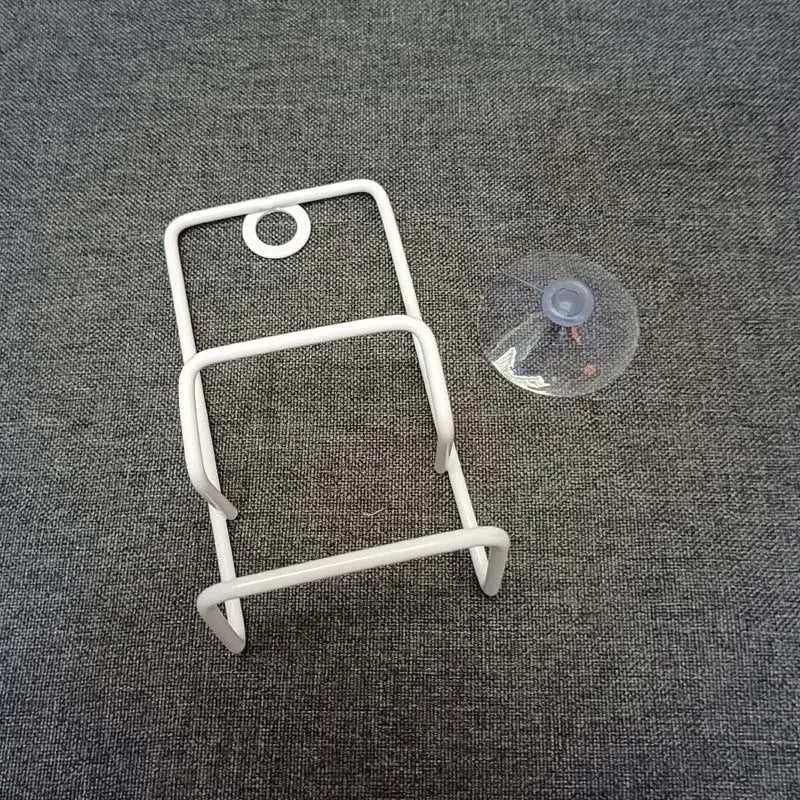 Houseeker Stainless Steel Drain Rack Suction Cup Cleaning Cloth Shelf Dish Drainer Sponge Holder Sink Kitchen Accessories