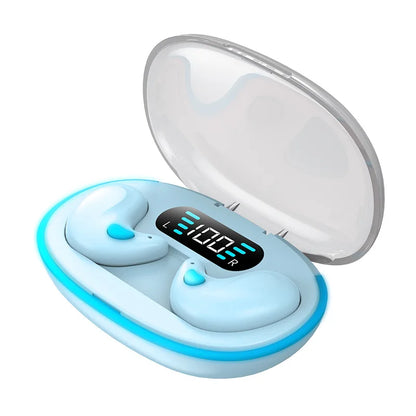 Mini Wireless X55 In-Ear Sleep Bluetooth Earphones TWS Invisible Stereo Headphones with Microphone for HD Calls Headset