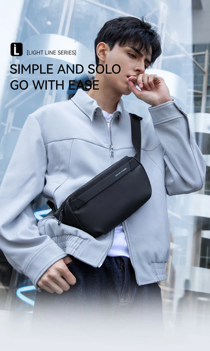 MarkRyden EasePack Sling: Your Daily Leather Crossbody Bag for Travel and Everyday Comfort Crossbody bag Messenger Bag