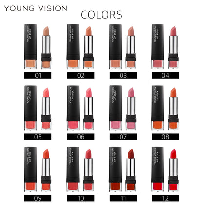 6 pcs /set matte lipstick gift box set non stick cup lipstick velvet moisturizing lipstick