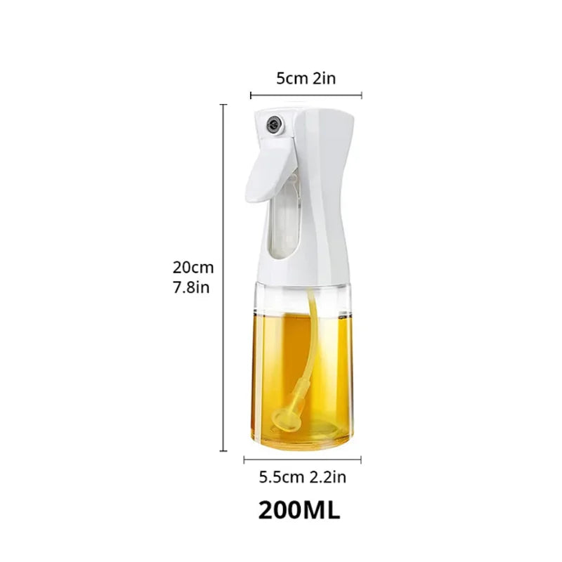 200ml/300ml Kitchen Oil Spray Bottle – Olive Oil Dispenser for Cooking & BBQ