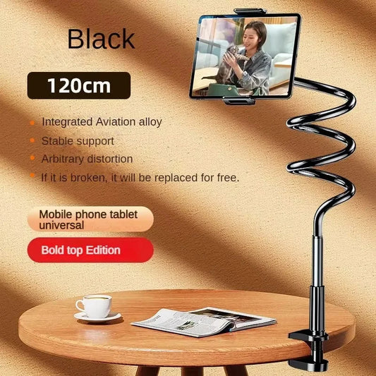 Tablet Stand for Desk Clip Rotating Lazy Flexible Gooseneck Clamp Universal Long Arm Mount for Ipad Bed Desk Mobile Phone Holder