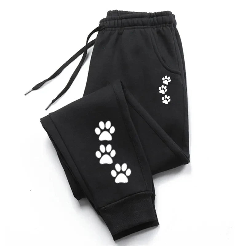 Womens Printing Sweatpants Fashion Casual Jogging Fitness Sport Trousers Street Versatile High Quality Soft Elastic Waist Pants