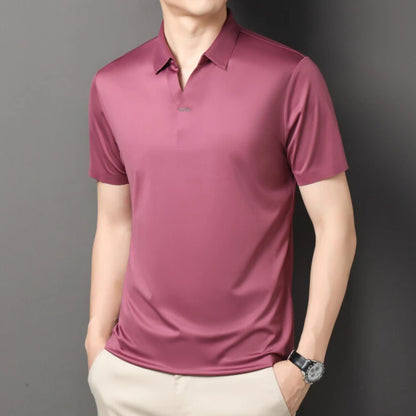 Men’s Stretch Polo Shirt – Quick-Dry Business Casual (M-4XL)