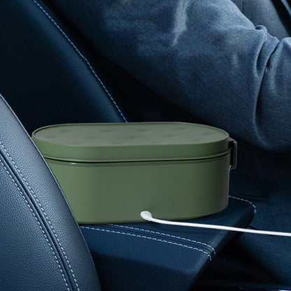 Portable USB Rechargeable Electric Lunch Box – Fast Heating & Leakproof Food Warmer