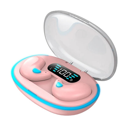 Mini Wireless X55 In-Ear Sleep Bluetooth Earphones TWS Invisible Stereo Headphones with Microphone for HD Calls Headset