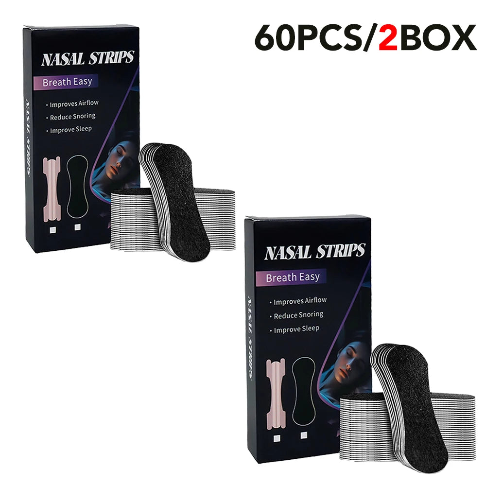 Anti Snoring Nose Strips for Breathing Correction Physical Expansion Breathable Nasal Patch Better Sleep Anti-Snoring Nasal Stri