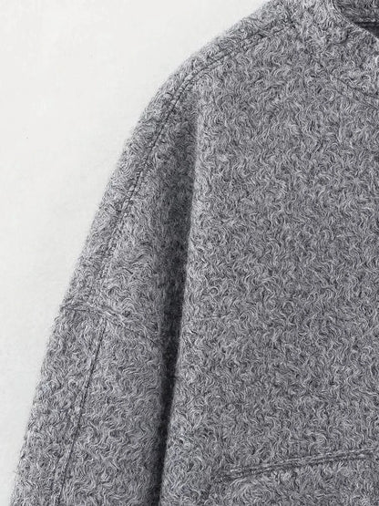 Women's Winter Casual Pocket Jacket – Solid Color, Cozy & Stylish | TRAFZA
