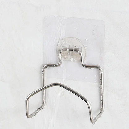 Houseeker Stainless Steel Drain Rack Suction Cup Cleaning Cloth Shelf Dish Drainer Sponge Holder Sink Kitchen Accessories