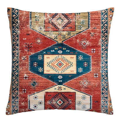 Moroccan ethnic cushion cover, short plush pillowcase 40x40 45x45 50x50 60x60, sofa decorative cushion cover, home decoration