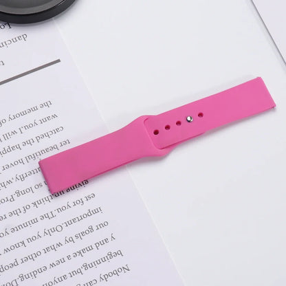 20mm 22mm strap For Samsung Galaxy watch 5 pro/6/4/Classic/Active 2/Gear S3 frontier silicone bracelet Huawei GT 2/2e/3 pro band