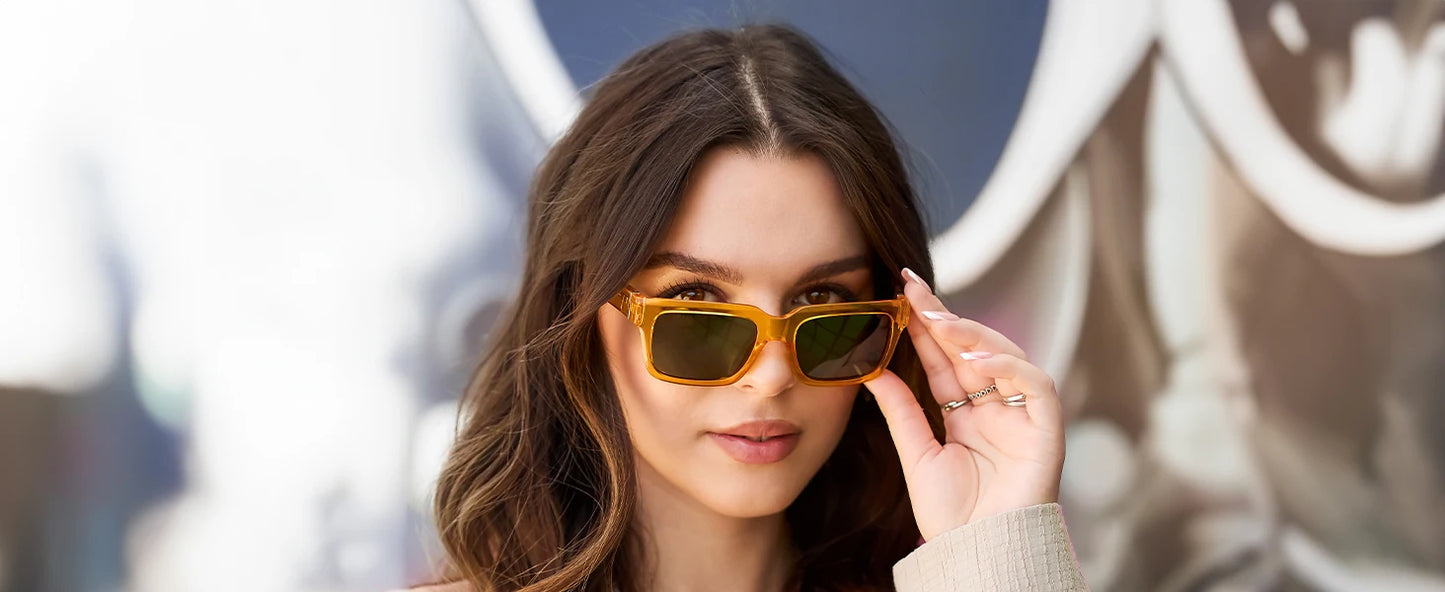 ZENOTTIC Retro Rectangle Sunglasses for Men Women Polarized UV400 Protection Classic Trendy Driving Sun Glasses