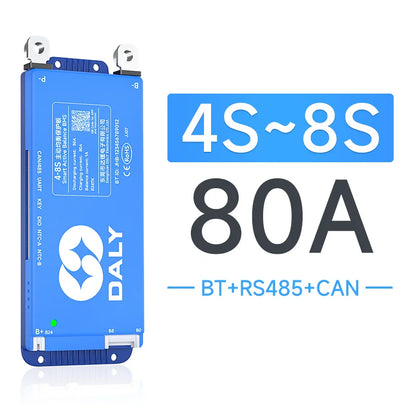 Daly BMS Smart Lifepo4 8S BMS Wifi Active Balancer 1A Current BMS 4S 12V 16S 48V Bluetooth 40A 60A 80A 100A 150A 200A Li-ion CAN