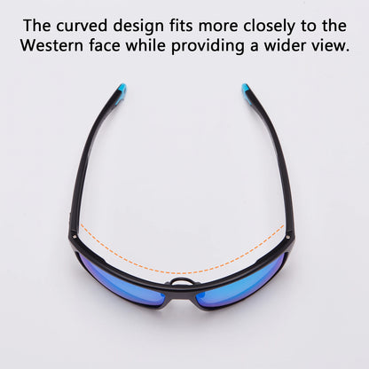 Bassdash Polarized Sports Sunglasses for Men Women Fishing Driving Hiking UV400 with Lightweight TPX Unbreakable Frame