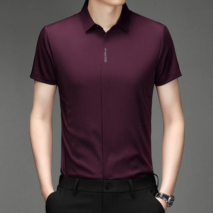Men’s Business Casual Wrinkle-Resistant Dress Shirt – All Season
