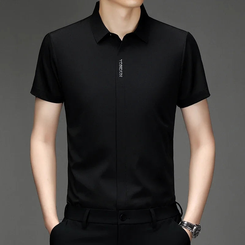 Men’s Business Casual Wrinkle-Resistant Dress Shirt – All Season