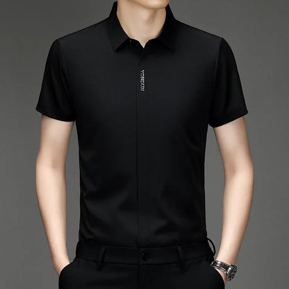 Men’s Business Casual Wrinkle-Resistant Dress Shirt – All Season