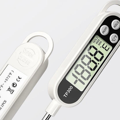 Probe Type Food Thermometer Kitchen Digital Thermometer For Meat Milk Cooking Food BBQ TP300 Electronic Temperature Gauge Tool