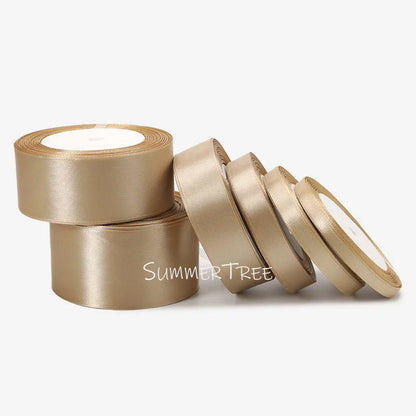 Satin Ribbon 25yards 6mm - 50mm Sash Gift Wrap Bow Handmade DIY Craft Halloween Christmas Wedding Birthday Party Decoration