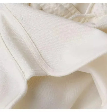 Women Casual Loose Drawstring Sports Shorts Elastic High Waist Fitness Running A-line Shorts Basic Yoga Wide Leg Trousers Summer