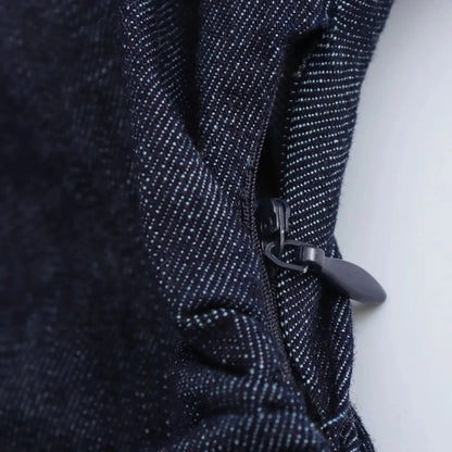 Women’s Denim Midi Dress – Casual A-Line Summer Look