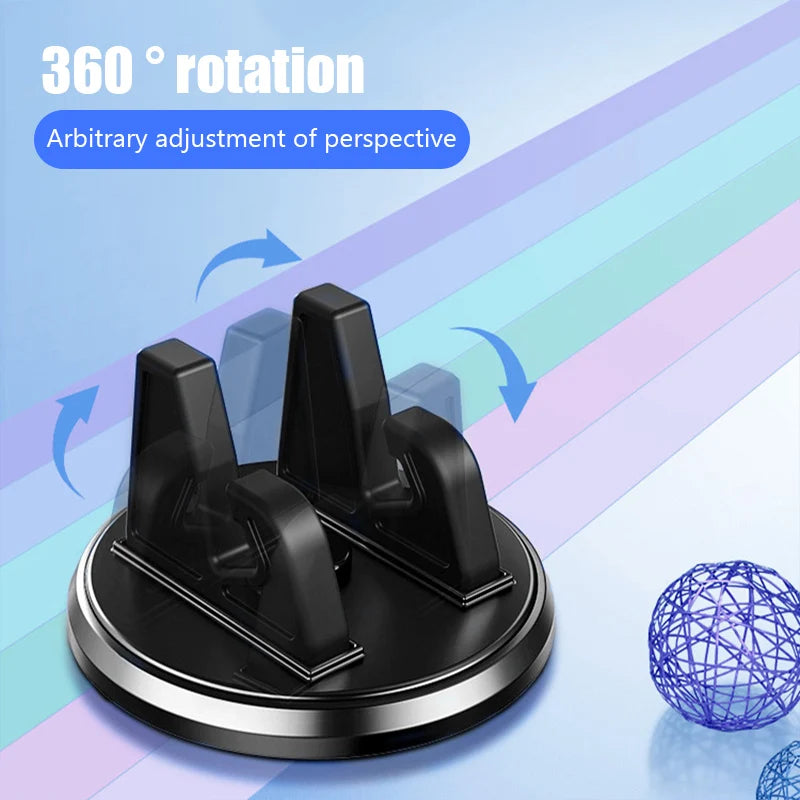 360 Degree Rotating Car Phone Holder Dashboard Holder with Anti-slip Pad for IPhone Samsung Xiaomi Huawei Car Accessories