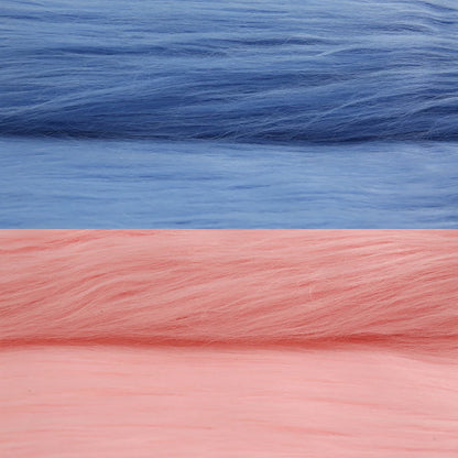25x45cm 9cmPile Faux Fur Fabric For Sewing Doll Toy Beard Hair DIY Patchwork Material Accessories Home Decoration Cosplay Fabric