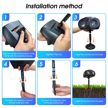 ❄️✨ 2025 NEW Snow Projector Lights – Dynamic Rotating Snowflake Projection Light