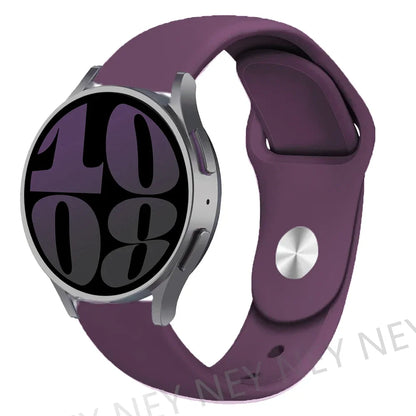 20mm 22mm strap For Samsung Galaxy watch 5 pro/6/4/Classic/Active 2/Gear S3 frontier silicone bracelet Huawei GT 2/2e/3 pro band