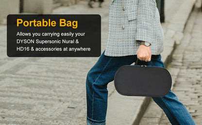 Hard Carrying Case Storage Bags For Dyson Supersonic HD08/HD15/HD16 Hair Dryer Durable Travel Portable Box For Dyson Accessories