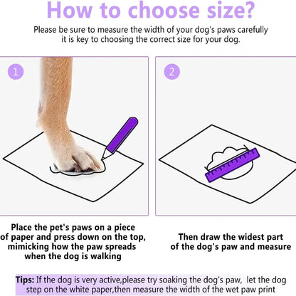 Reflective Waterproof Dog Boots – Anti-Slip Outdoor Shoe