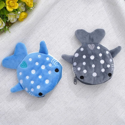 Animal Shape Plush Coin purse Headphone Bag Zipper Money Duck Women Coin Wallet Bag Kawai Card Key Money Coin Purse Bags Gift