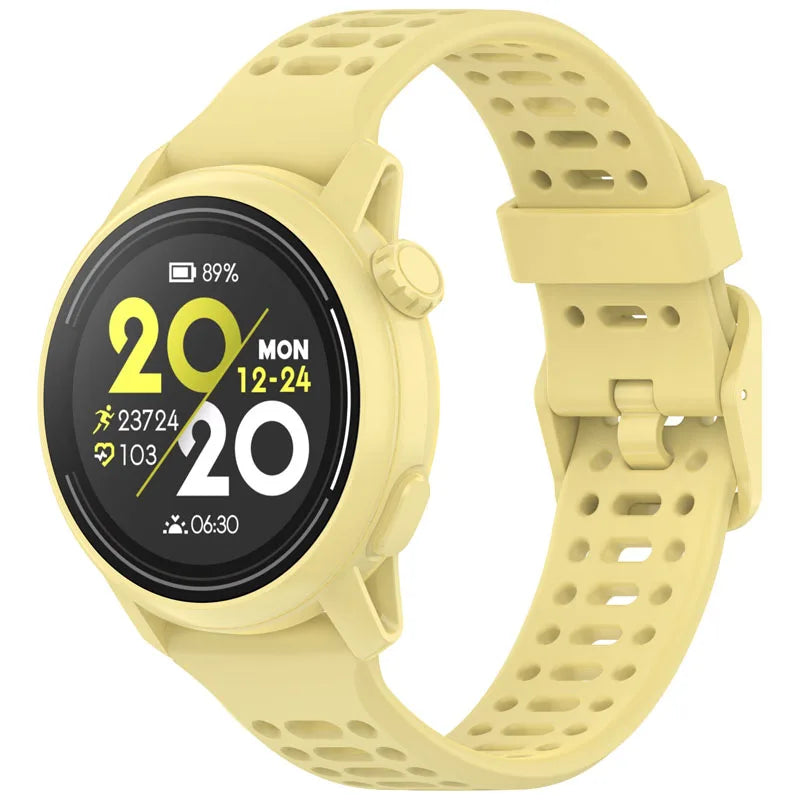 20mm 22mm Sports Band For COROS APEX 2/42mm PACE 2 Watch Strap For COROS PACE 3/APEX PRO/2Pro/46MM Silicone Replacement Bracelet