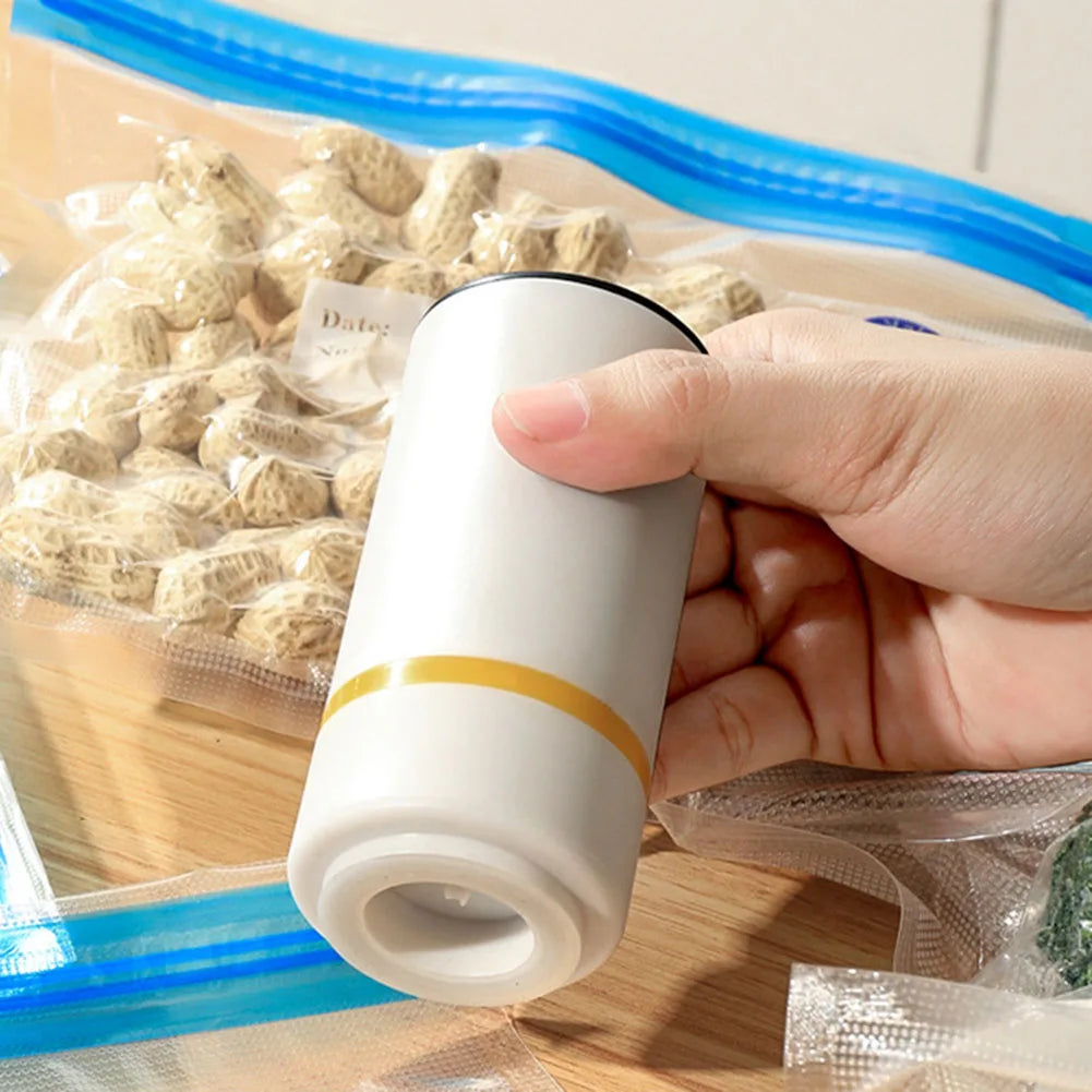 Portable Handheld Vacuum Sealer Pump Electric Vacuum Machine for Inflatable Cushions mini air pump Travel Storage Gadgets