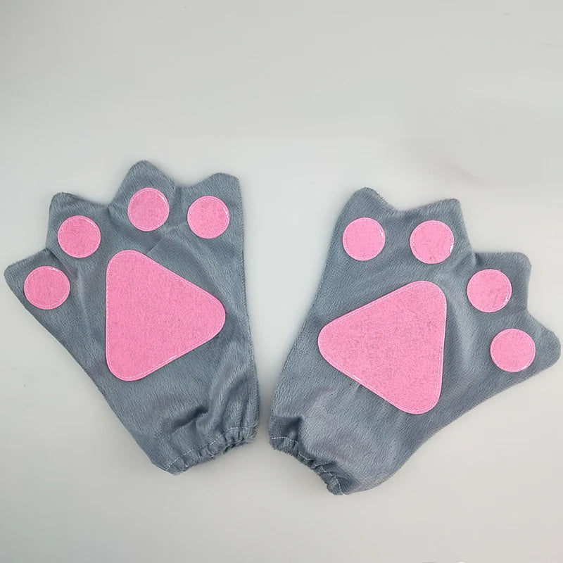 Animals Donkey Headband Bowtie Tail Gloves Tutu Skirt Anime Props Birthday Halloween Cosplay Costume for Kids Adult Dress