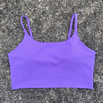 High-Support Sports Bra for Women - Backless, Removable Pads & Breathable