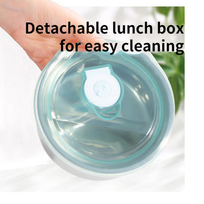 Portable USB Rechargeable Electric Lunch Box – Fast Heating & Leakproof Food Warmer