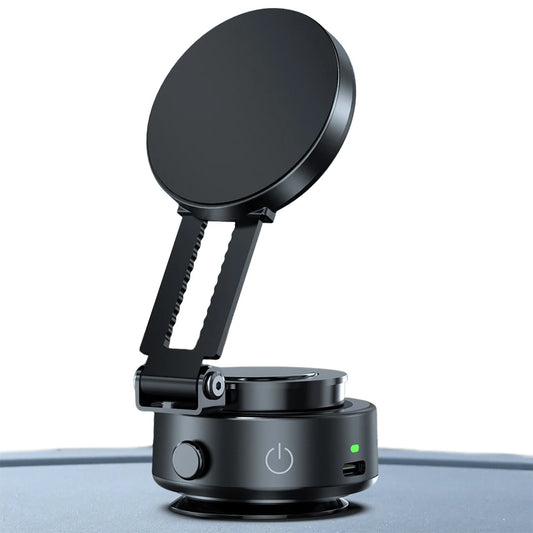 For Magsafe Magnetic Vacuum Adsorption Suction Cup Bracket 360° Rotatable Folding Magnetic Car Stable Holder for Magsafe iPhone