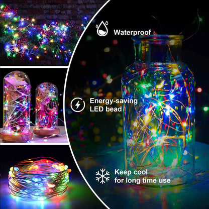 LED Christmas Tree Snowman Snowflake LED String Lights Home Window Ornament Lamp For New Year Party Garden Decoration