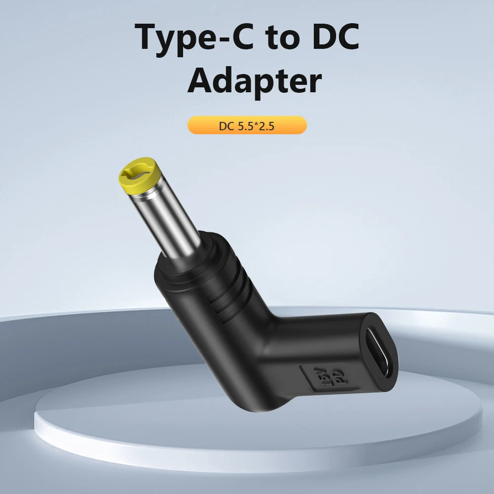 USB C PD to DC Power Connector Universal Type C to DC Jack Plug Charging Adapter Converter for Router Tablet PD 15V 19V 12V