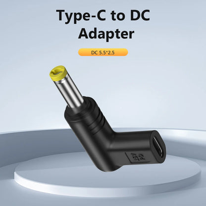 USB C PD to DC Power Connector Universal Type C to DC Jack Plug Charging Adapter Converter for Router Tablet PD 15V 19V 12V