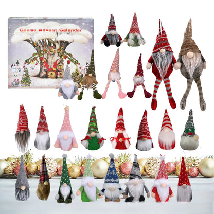 2025 new Christmas Advent Calendar 24 Day Christmas Gnome Advent Calendar Christmas Decor Calendar Gift