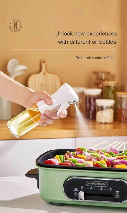 200ml/300ml Kitchen Oil Spray Bottle – Olive Oil Dispenser for Cooking & BBQ