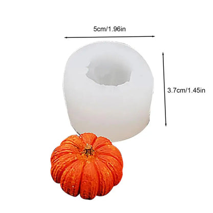 Pumpkin Silicone Molds 3D Pumpkin Maple Leaves Cookie Molds Candle Making Kit Fall Decor Making Accessories for Crafting Baking