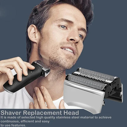 Electric Beard Shaving Replacement for Braun Razor Blade Series 7 70S 790cc 720 720s 740 Foil Shaver Head Cutter Head Mesh Cover